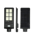 Solaire LED Intelligent étanche ip65 extérieur 100w 150W 200w 300w Capteur Radar Intégré tout en un lampadaire solaire à LED