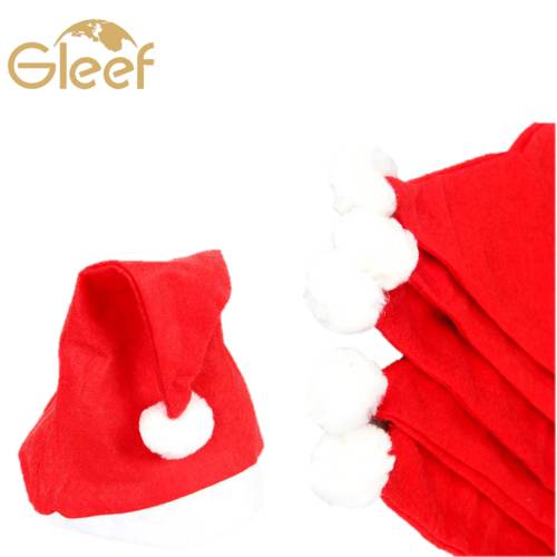 Christmas Felt Banner OEM super quality Red Color Christmas Hat Manufactory