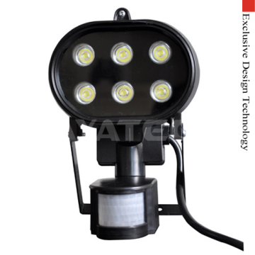 6 Leds Pir Sensor Light Led Spot Light 6w 