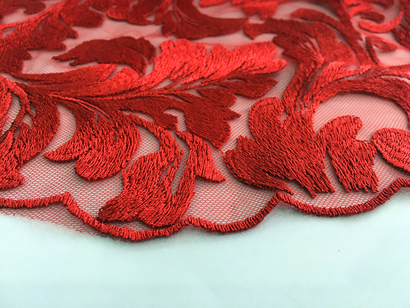 Garment Yarn Embroidery Fabric
