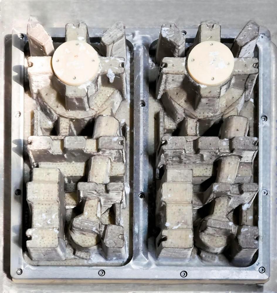 Industrial pulp mold for pulp products manufacturing