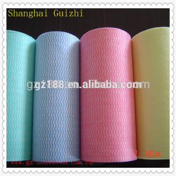 Spunlace Non woven Wipe cleaning cloth