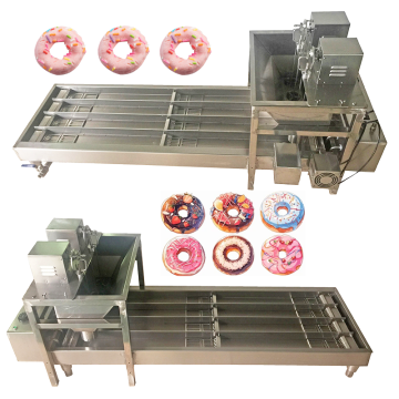 Kek sarapan pagi berkualiti tinggi mesin pembuat donat mini dengan lubang besar