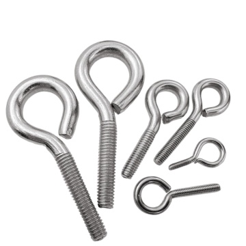 ขายส่งโลหะ SS304 SS316 M6 M8 M8 M10 Hook ยกสกรู Swing Swing Anchor Eye Bolts