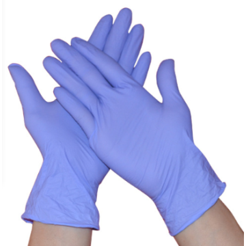 Bezpudrowe rękawice do badań nitrylowych