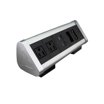 Multi Function Desktop Power Sockets /Conference desk USA Power Plug with USB control