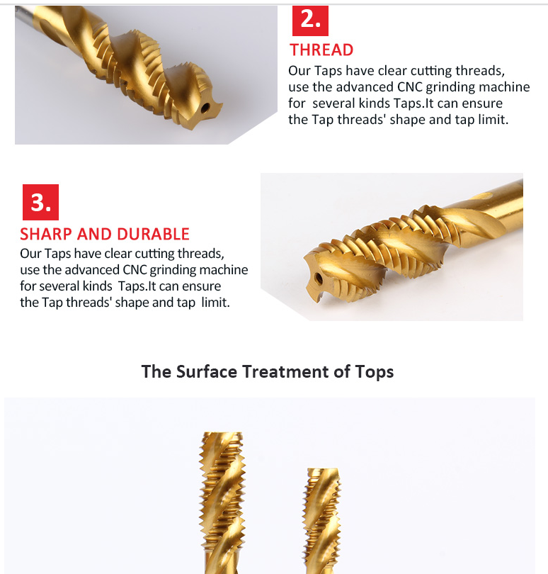 Metric Sprial Flute Machine Taps4