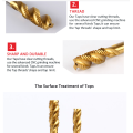 Metric Sprial Flute Machine Taps drill bits set