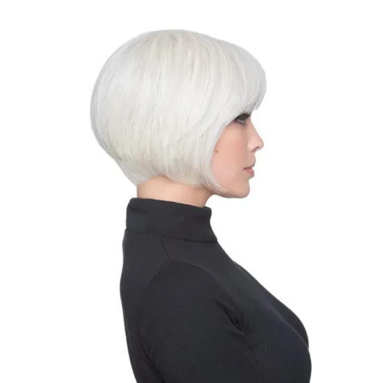 Hot sales inverted white bob wig