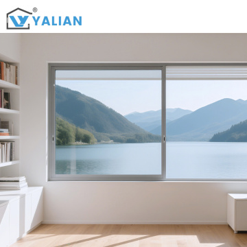 Heat Insulation Aluminum Alloy Sliding Window Tempered Glass