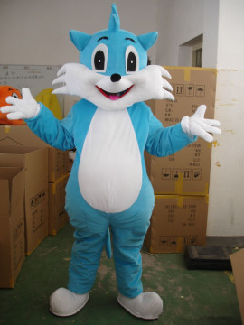 Blue Cat Costumes For Enterprise Sales Promotion Activity