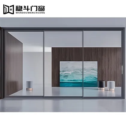 Exterior Conceal Stacking Aluminium Corner Stacker Doors