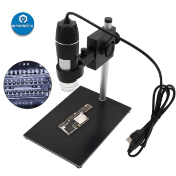 Handheld USB Digital Microscope with Height Adjustable Stand and 8 LED Lights