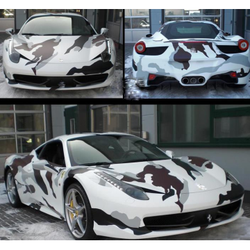 Color digital printing camouflage automobile film