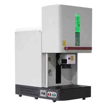 Cabinet-Type Closed Laser Optical Fiber Marking Machine for Metal Lettering