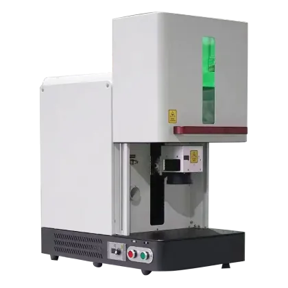 Cabinet-Type Closed Laser Optical Fiber Marking Machine for Metal Lettering