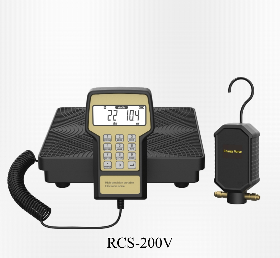 Rcs-220/rcs-220c/rcs-220v Pro: 9v 100kg/220lb Refrigerant Scale For ...