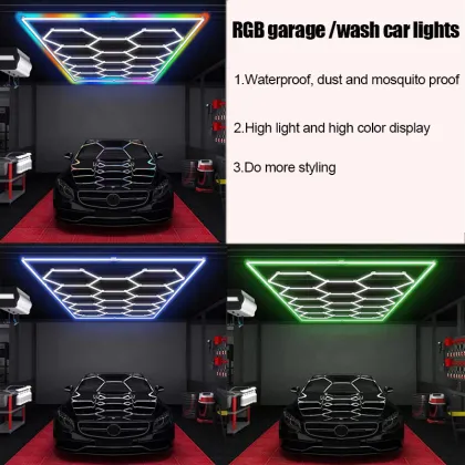TYSON 42W Aluminum Honeycomb LED Light for Garage and Workshop