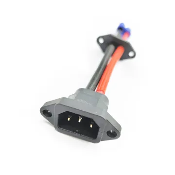 EC8 male plug to C14 battery Adapter Cable