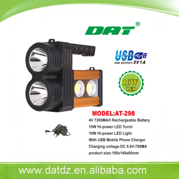new design rechargeable searchlight ,high power flashlight