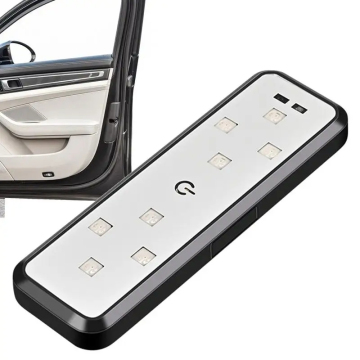 Factory Price Auto Door LED Strip 5050 RGB 8 Lights Touch Switch
