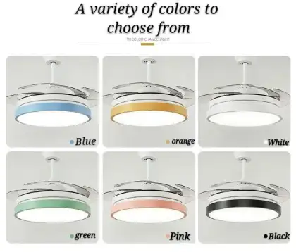 High selling folding simple led ceiling fan