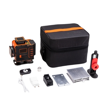 Professional 4D 360 Degree Green Cross Line Laser Level