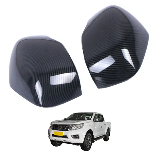 OEM Car ABS Carbon Fiber Chrome Rearview Mirror Trim Cover for 2019 Nissan Navara