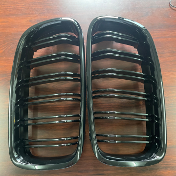 สำหรับ BMW F30 กระจังหน้าสีดำเงา 2PCS 2013-2019