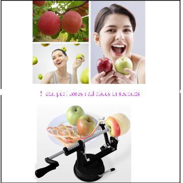 manual apple peeler machine 3 in 1 peeler