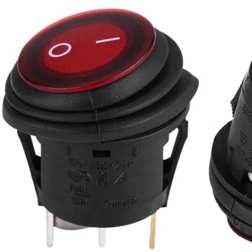 Waterproof LED On-Off Boat Marine Rocker Switch 12V 20Amp