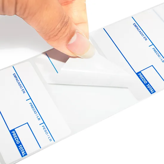 Customized color logo printing thermal Barcode scale labels