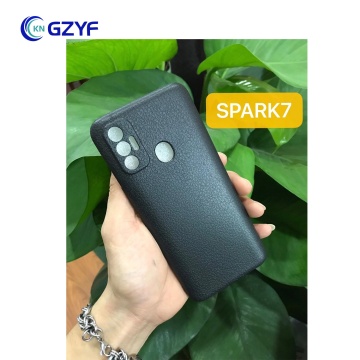 Tecno Spark 7 Pro Black Silicone Soft Phone Case