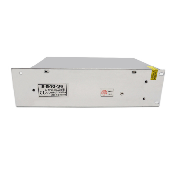 36V 15A 540W LED Switching Power Supply SMPS LED Driver with Fan - S-540-36