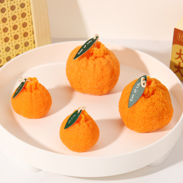 Home Decoration Tangerine Art candle