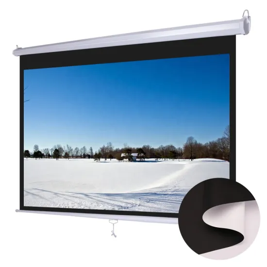 0.30MM/0.35MM Cold Laminated Warp Knitting Projection Screen Fabric for Motorized Screens: High-Quality Material for Enhanced Viewing Experience