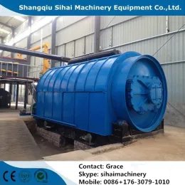 waste plastic pyrolysis plant with 90% oil yield