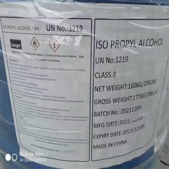 Wholesale Isopropyl Alcohol/IPA 70% 99% Purity