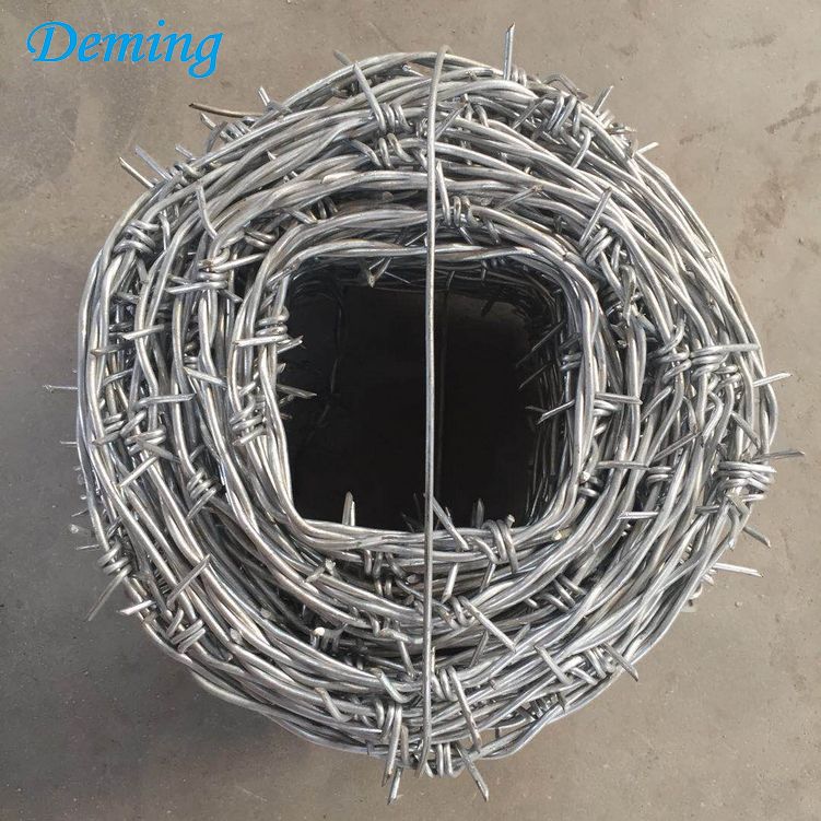 Double Strands PVC Coated Galvanized Cheap Barbed Wire