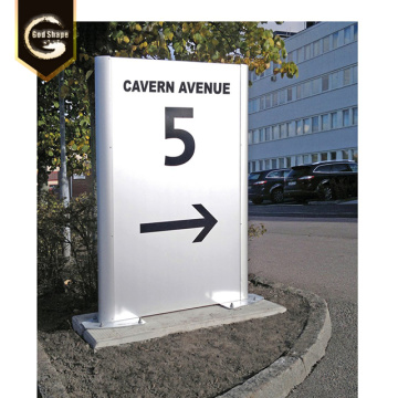 Wayfinding Aluminum Pylon Signage Custom Pylon Signs