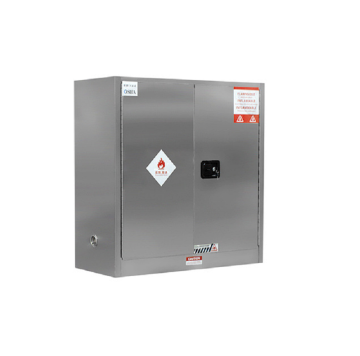 4/12/22/30 Gallon Flammable Cabinet: Stainless Steel Safety Cabinet with Adjustable Shelves and Anti-Explosion Features for Commercial, Industrial, and Scientific Use