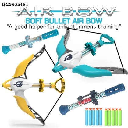 Soft Bullet Archery Set: Air Bow and Arrow Toy Game for Kids