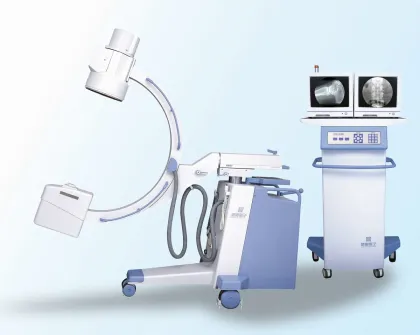 High image quality mobile c-arm x-ray imaging system