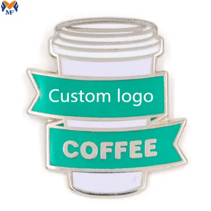 Metal Silver Custom Gosh Logo Pin Badge