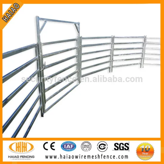 ISO9001 2014 High quality pipe corral fence panels