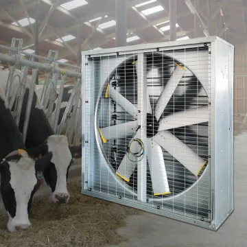 Solar Powered Industrial Ventilation Fan for Energy Efficient Greenhouse Poultry Farms