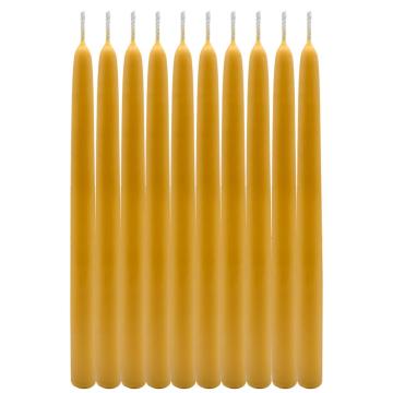 100% Pure Beeswax Dinner Candles