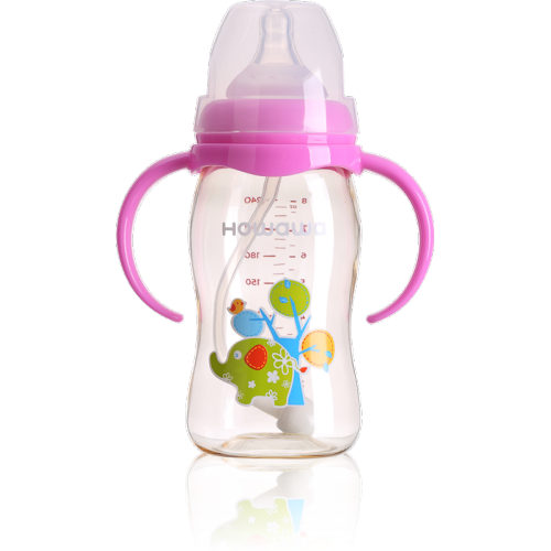 8 oz PPSU Baby Nursing Bottle Com pescoço largo