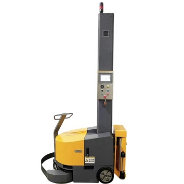 CE Certified Self-Propelled Automatic Mobile Robot Pallet Stretch Film Wrapping Machine for Packages up to 2.4m