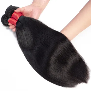 Top Quality Virgin Brazilian Cuticle Aligned Hair With Lace Frontal Closure 10A Raw Unprocessed Mink Straight Human Hair Bundles